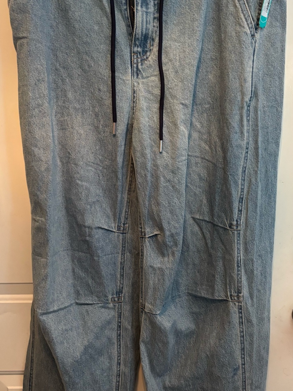 Light Blue Relaxed Fit and Denim Jeans